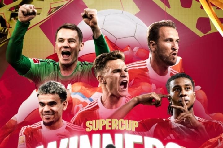 🏆赛季首冠！拜仁夺得德超杯冠军，队史11冠断档领跑